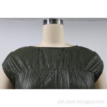 High Quality Women Black Shiny Skirts